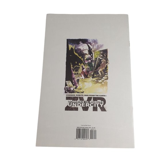 Zombies vs Robots Undercity 3 IDW Comic Book Collector Jun 2011 Bagged Boarded - Picture 2 of 2